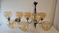 Lampa wisząca, żyrandol i kinkiet vinted z czasów PRL