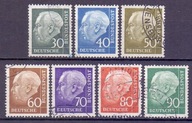 A6326 Niemcy Bundes 1956/1957 seria Mi 259-:-265