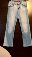 Spodnie jeans, damskie, młodzieżowe -rozmiar 34