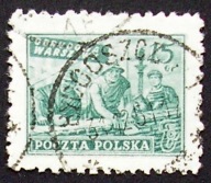 Polska > Datownik "Bydgoszcz" z dnia 31.12.1951 r. - na znaczku Fi 541