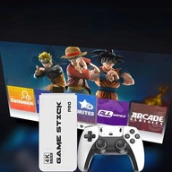 Konsola do 40000 gier Konsola retro HDMI 2 pady menu PL 64 GB