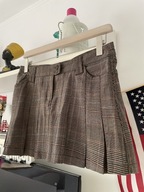 O SPÓDNICA AMISU UKŁADANKA vintage trapezowa