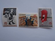 Japonia - 100 lat Poczty - rysunki dziecięce - Mi. 1107- 09 **