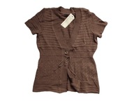 BASIC DAMSKI SWETEREK BRĄZ ROZMIAR S NOWY (365)