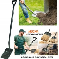 ŁOPATA PIASKOWA METALOWA DO KOPANIA ROWÓW 230 x 1250 cm ERMET