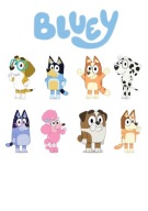 Opłatek na tort WYDRUK CUKROWY BLUEY A4