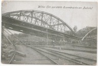 WILNO WYSADZONY MOST KOLEJOWY RUINA I WOJNA