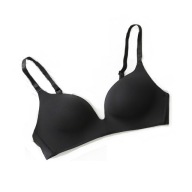 BIUSTONOSZ DAMSKI Bezszwowy Push-up Czarny 80 A