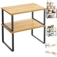 STOJAK ORGANIZER NA PRZYPRAWY PÓŁKA KUCHENNA NA BLAT REGAŁ DO KUCHNI