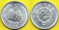 Chiny 5 Fen 1986 r.