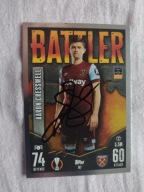 Karta topps autograf West Hamm Aaron Cresswell Champions League Battler