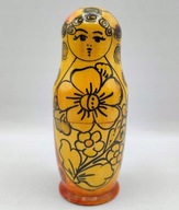 Drewniana stara figurka 1 szt Matrioszka USSR
