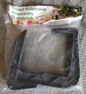 UNIWERSALNY UCHWYT BALKONOWY ANTRACYT 2SZT