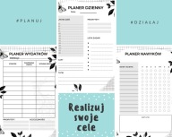 Planer Organizer Zestaw 7 plików A4 PDF do wydruku