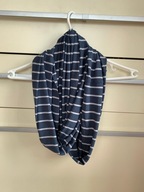 szalik komin granatowy paski marynarski