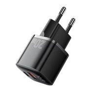 Ładowarka Sieciowa Essager 20W GaN USB typu A/C do Lampek Świetełek Czarna