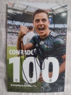 Zdjęcie 10x15 autograf Lechia Gdańsk sezon 2024/25 100 meczów Conrado