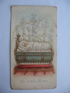 BOŻE NARODZENIE JEZUSEK przedwojenny ŚW. OBRAZEK