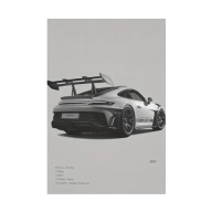Ikona Szybkości - Plakat Porsche 911 GT3 RS do Salonu lub Garażu