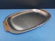 Stara taca patera Gense Sweden stal teak design