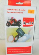 Uchwyt na telefon rowerowy, motocyklowy czarny