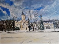 WOŚP - obraz „Pałac w Radziejowicach zimą"
