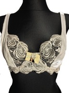 Miękki biustonosz stanik z koronką i fiszbinami r. 70D