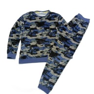 PIŻAMA CHŁOPIĘCA PLUSZ CIEPŁA -MORO ROZM.164__