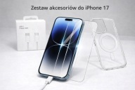 Zestaw akcesoriów Etui + szkło + kabel USB-C komplet do iPhone 17