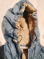 KURTKA DZIECIĘCA Z KAPTUREM PUCHOWA ZAMEK PILOTKA - TANIO