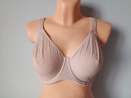 Śliczna markowa bielizna Petite Fleur UK 44C EUR 100C pudrowy róż