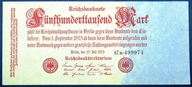 BANKNOT DO KOLEKCJI NIEMCY 500000 MAREK 1923