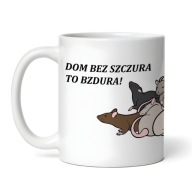 Kubek Dom bez szczura to bzdura, szczur, szczury, ze szczurami 330ml