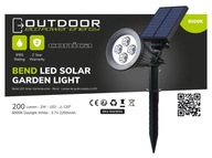 LAMPA SOLARNA WBIJANA CONICA REFLEKTOR LED OGRODOWY SOLAR CZUJNIK ZMIERZCHU