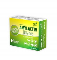 Suplement dla psa i kota Vetfood Amylactiv Balance 30 kapsułek na biegunkę