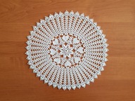 SERWETA SERWETKA SZYDEŁKOWA Z KORDONKA /RĘKODZIEŁO ROBÓTKI RĘCZNE SZYDEŁKO