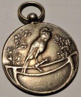 Konkurs śpiewu ptaszków- Kanarki.medal- Srebro