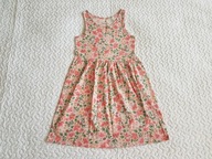 Cool Club sukienka róż kwiatki i truskawki nowa roz 122-128