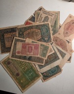 Stare banknoty Polska Niemcy notgeld marki polskie KOLEKCJA