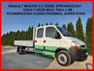 Renault Master 2.5 120KM Dubel Kabina Brygadowka 7-osob, Doka Maxi ,paka 3