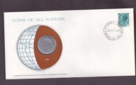 Włochy - 100 Lira FAO 1979 rok - koperta numizmatyczna