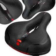 WYGODNE SIODEŁKO ROWEROWE SIODŁO SPORTOWE MIĘKKIE SZEROKIE EXTRA WENTYLACJA