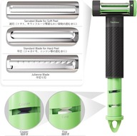 OBIERACZKA DO KUCHNI OBRACANE OSTRZA 3 W 1 DO OWOCÓW WARZYW