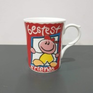 Kubek Staffordshire Fine Bone China „Bestest Friends” – porcelana kostna