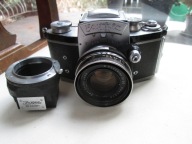 Aparat Exakta VAREX Z PANCOLAREM 2/50 I NASADKĄ