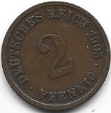 Niemcy 2 pf.1905 G