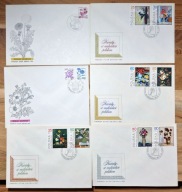 Znaczki Pocztowe - 6x LIST FDC POLSKA 1989