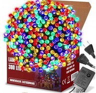 LAMPKI CHOINKOWE ŚWIĄTECZNE LED ŚWIATEŁKA NA CHOINKĘ KOLOROWE 30M 230V