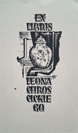 *KP* Kuglin Stanisław - Ex Libris Leona Chroscickiego, P1, 1953