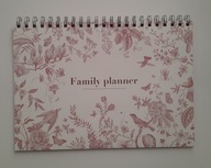 Rodzinny wieczny terminarz tygodniowy organizer kalendarz planer tygodniowy